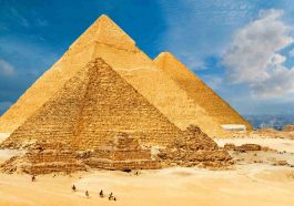 Egyptian giza pyramids