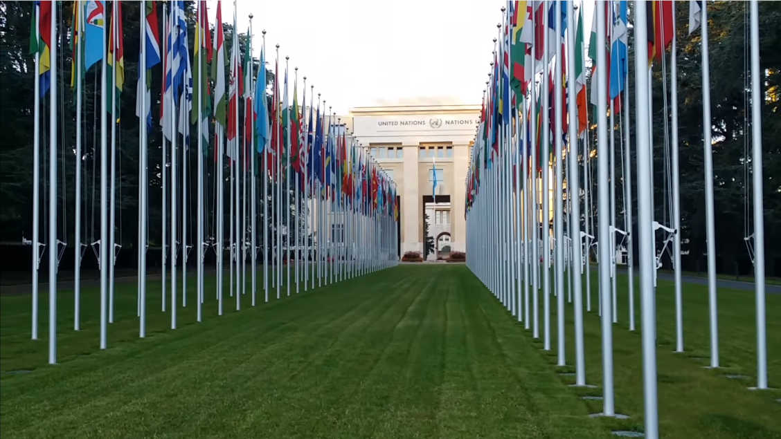 UNO building in Geneva, Switzerland